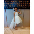 baby grils party dress/kids girls wedding dress/Trailing dress beaded